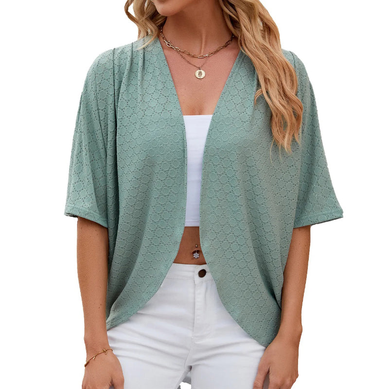 Women's Casual Summer Sheer Outfit Fashionable Cardigan 0