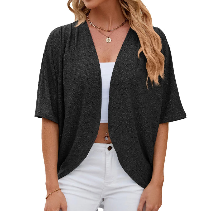 Women's Casual Summer Sheer Outfit Fashionable Cardigan 2