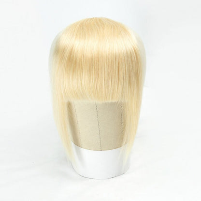 Women's Clip-In Bangs Extensions Brown Remy Human Hair 15