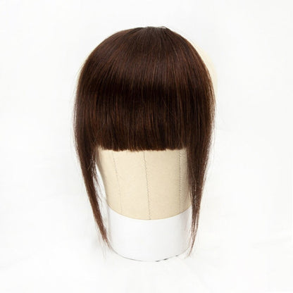 Women's Clip-In Bangs Extensions Brown Remy Human Hair 9