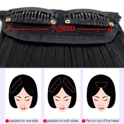 Women's Clip-In Hair Extensions Brown High-Temperature Fiber 4