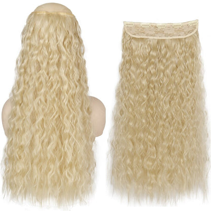 Women's Clip-In Hair Extensions Long Straight Curly High-Temperature Fiber 10