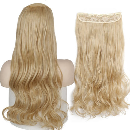 Women's Clip-In Hair Extensions Long Straight Curly High-Temperature Fiber 17