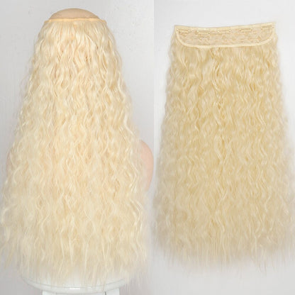 Women's Clip-In Hair Extensions Long Straight Curly High-Temperature Fiber 67