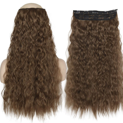Women's Clip-In Hair Extensions Long Straight Curly High-Temperature Fiber 70