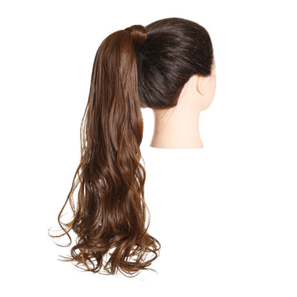 Women's Clip-In Ponytail Extension Kinky Curly 22 Inch High-Temperature Fiber 11