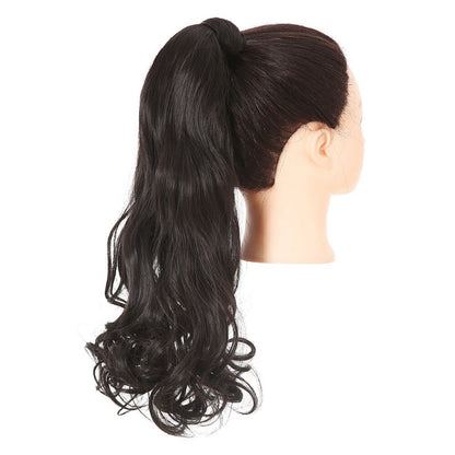 Women's Clip-In Ponytail Extension Kinky Curly 22 Inch High-Temperature Fiber 69