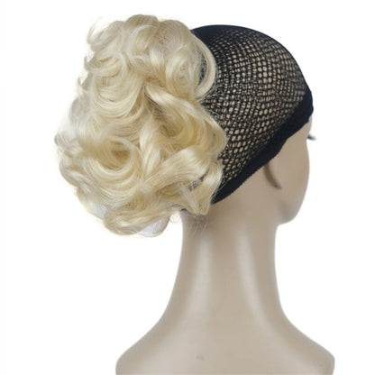Women's Clip-On Hair Extensions Buns Natural Wave High-Temperature Fiber 11