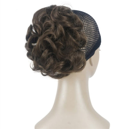 Women's Clip-On Hair Extensions Buns Natural Wave High-Temperature Fiber 14
