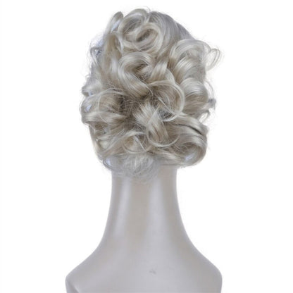 Women's Clip-On Hair Extensions Buns Natural Wave High-Temperature Fiber 23