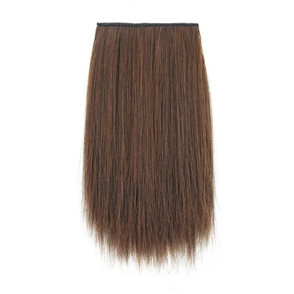 Women's Clip-in Hair Extensions Straight 6 Inches Synthetic Fiber 2