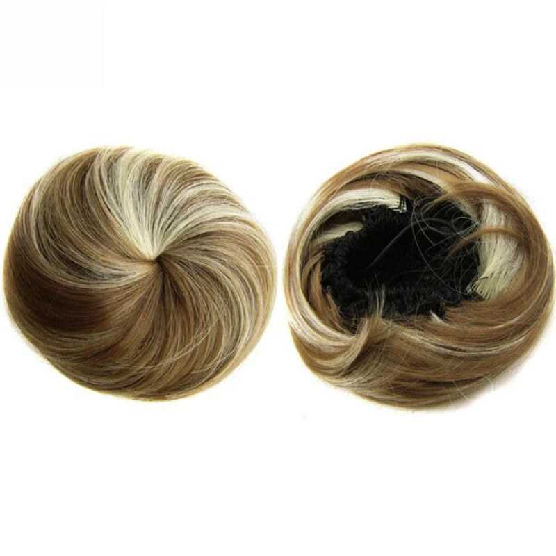 Women's Clip In Hair Bun Extension Adjustable Drawstring Synthetic Fiber 5