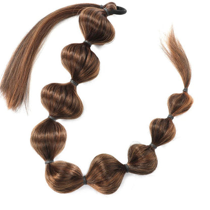 Women's Clip In Ponytail Extension Black High-Temperature Fiber 70cm 1