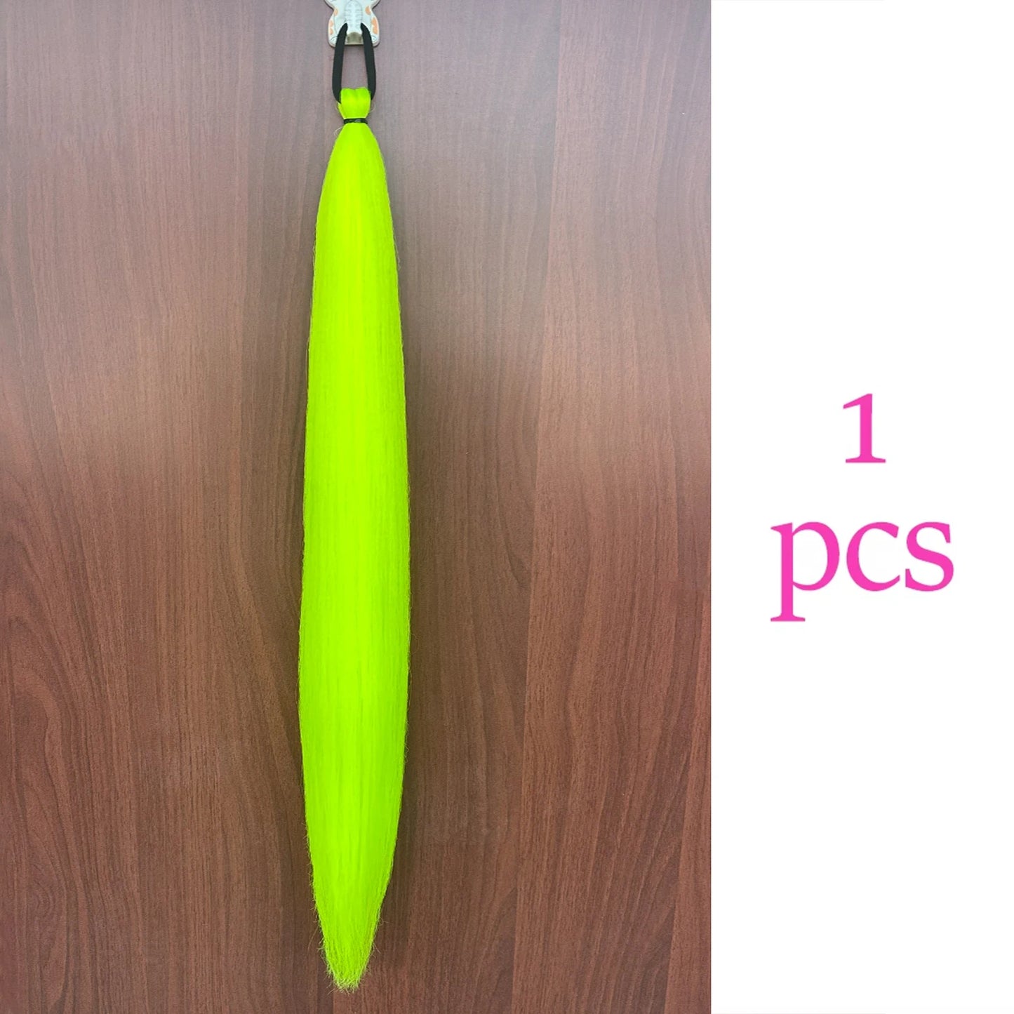 Women's Clip In Ponytail Extension Multi-Color Synthetic Long Hairpiece 33