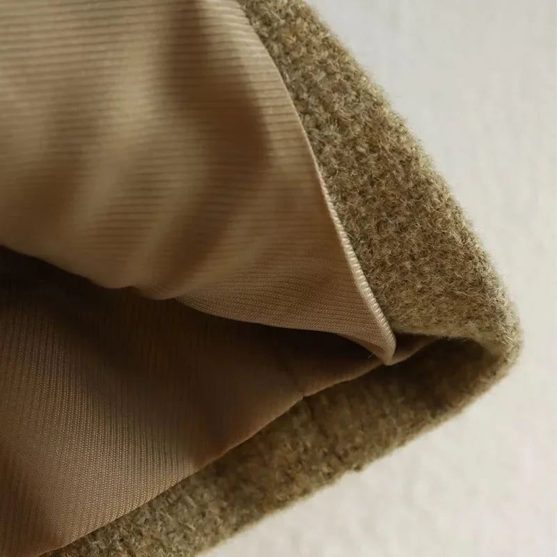 Women's Cropped Bomber Jacket Black Polyester Street Style - 6