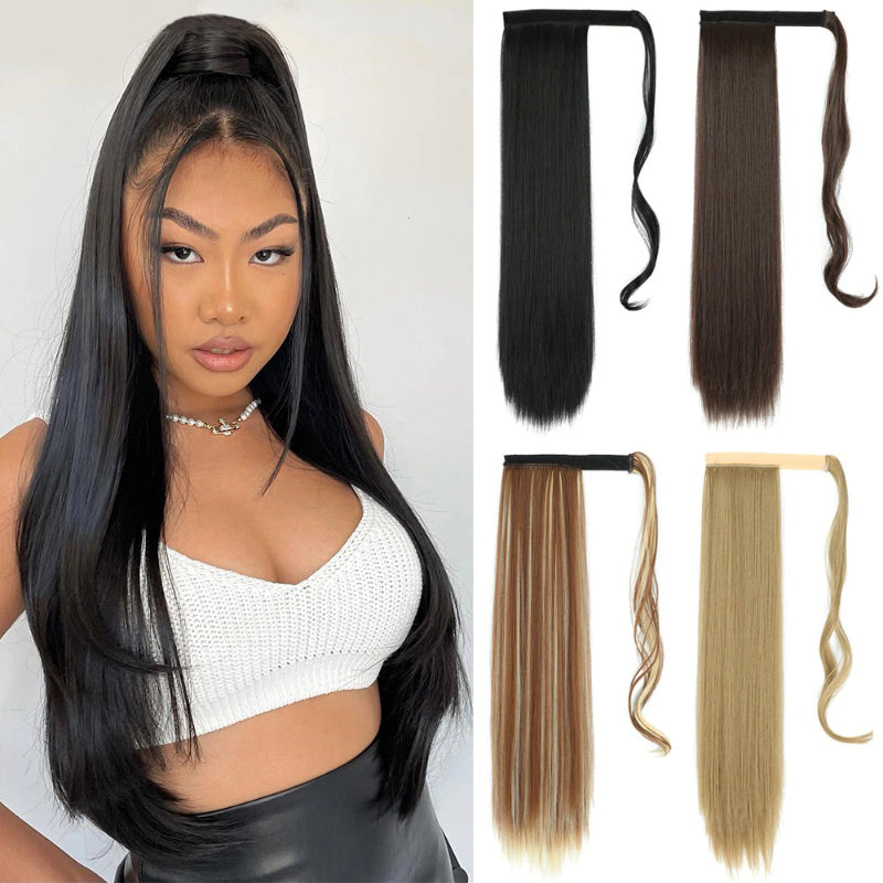Women's Curly Hair Extensions 22 Inch High-Temperature Fiber 1