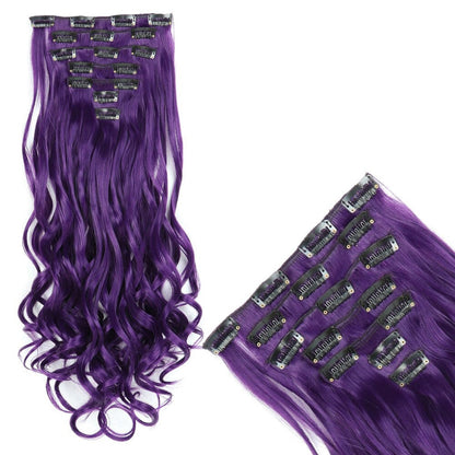 Women's Curly Hair Extensions 22 Inch High-Temperature Fiber 13