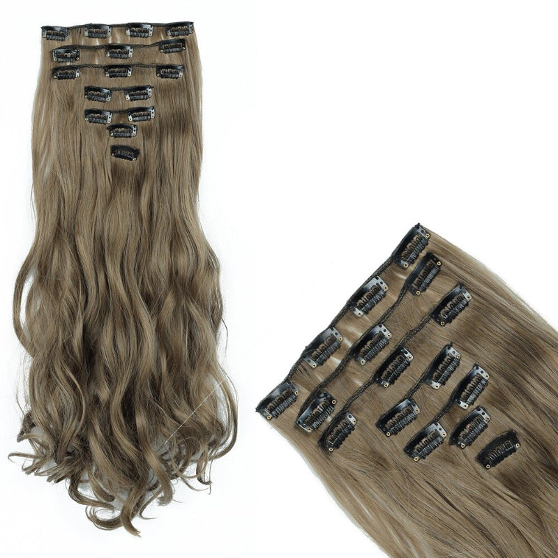 Women's Curly Hair Extensions 22 Inch High-Temperature Fiber 15