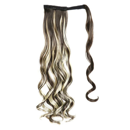 Women's Curly Hair Extensions 22 Inch High-Temperature Fiber 21