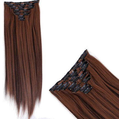 Women's Curly Hair Extensions 22 Inch High-Temperature Fiber 24