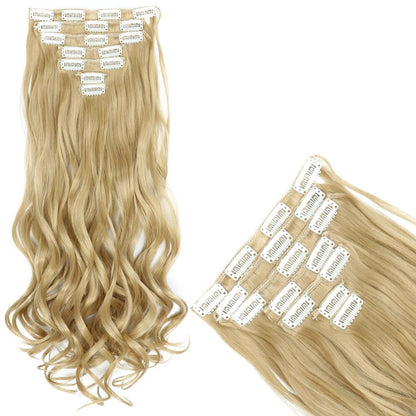 Women's Curly Hair Extensions 22 Inch High-Temperature Fiber 28