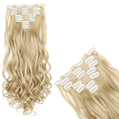 Women's Curly Hair Extensions 22 Inch High-Temperature Fiber 34