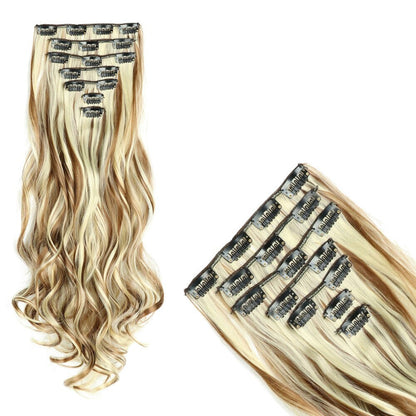 Women's Curly Hair Extensions 22 Inch High-Temperature Fiber 37