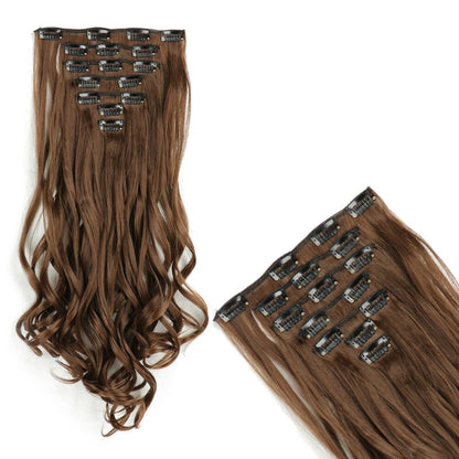 Women's Curly Hair Extensions 22 Inch High-Temperature Fiber 38