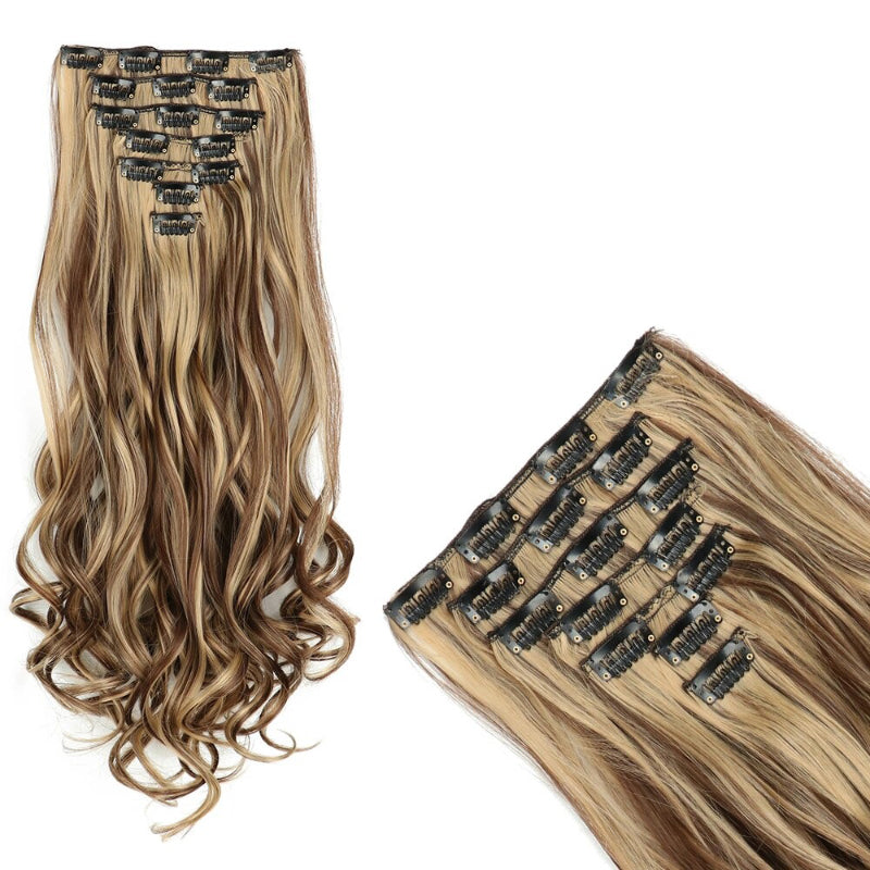 Women's Curly Hair Extensions 22 Inch High-Temperature Fiber 49