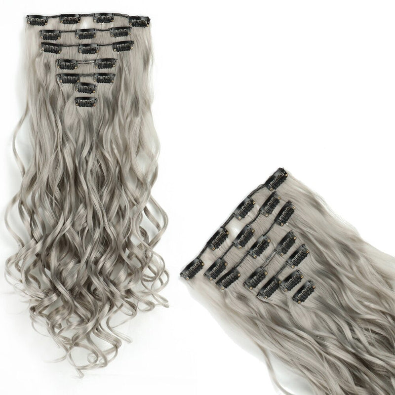 Women's Curly Hair Extensions 22 Inch High-Temperature Fiber 55