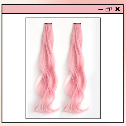 Women's Curly Hair Extensions Brown 20 High Temperature Fiber 12
