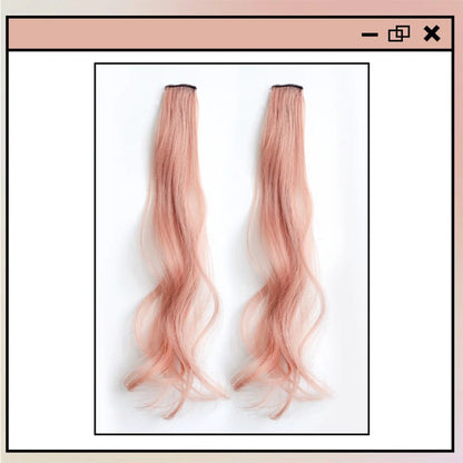 Women's Curly Hair Extensions Brown 20 High Temperature Fiber 13