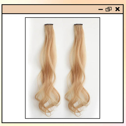 Women's Curly Hair Extensions Brown 20 High Temperature Fiber 14