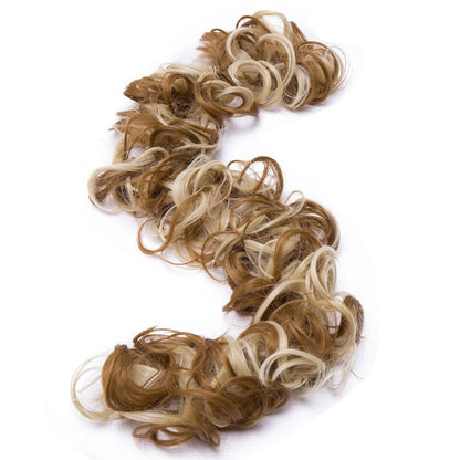 Women's Curly Hair Extensions Brown High-Temperature Fiber 13