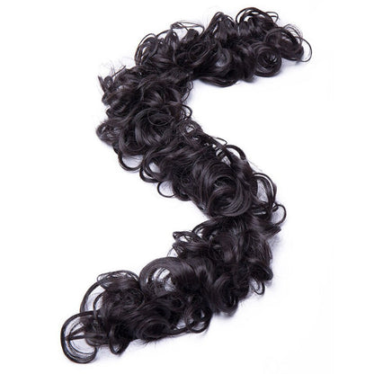 Women's Curly Hair Extensions Brown High-Temperature Fiber 7