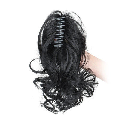 Women's Curly Ponytail Extensions 12 Inch Synthetic Clip In Hair 13