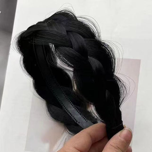 Women's Faux Hair Braid Headband Brown High-Temperature Fiber 0