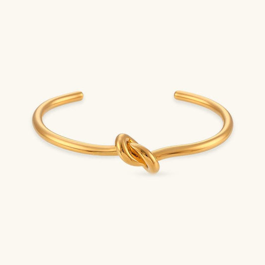 Women's Gold Bangle Bracelet 18k Stainless Steel Elegant Accessory 0
