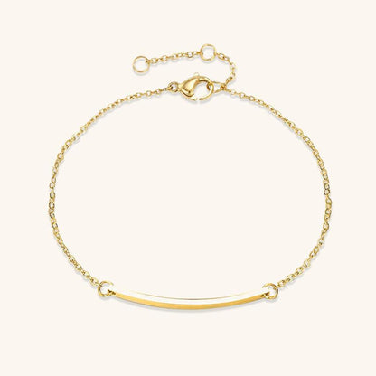 Women's Gold Bracelet 14k Gold Plated Stainless Steel Elegant Accessory 0
