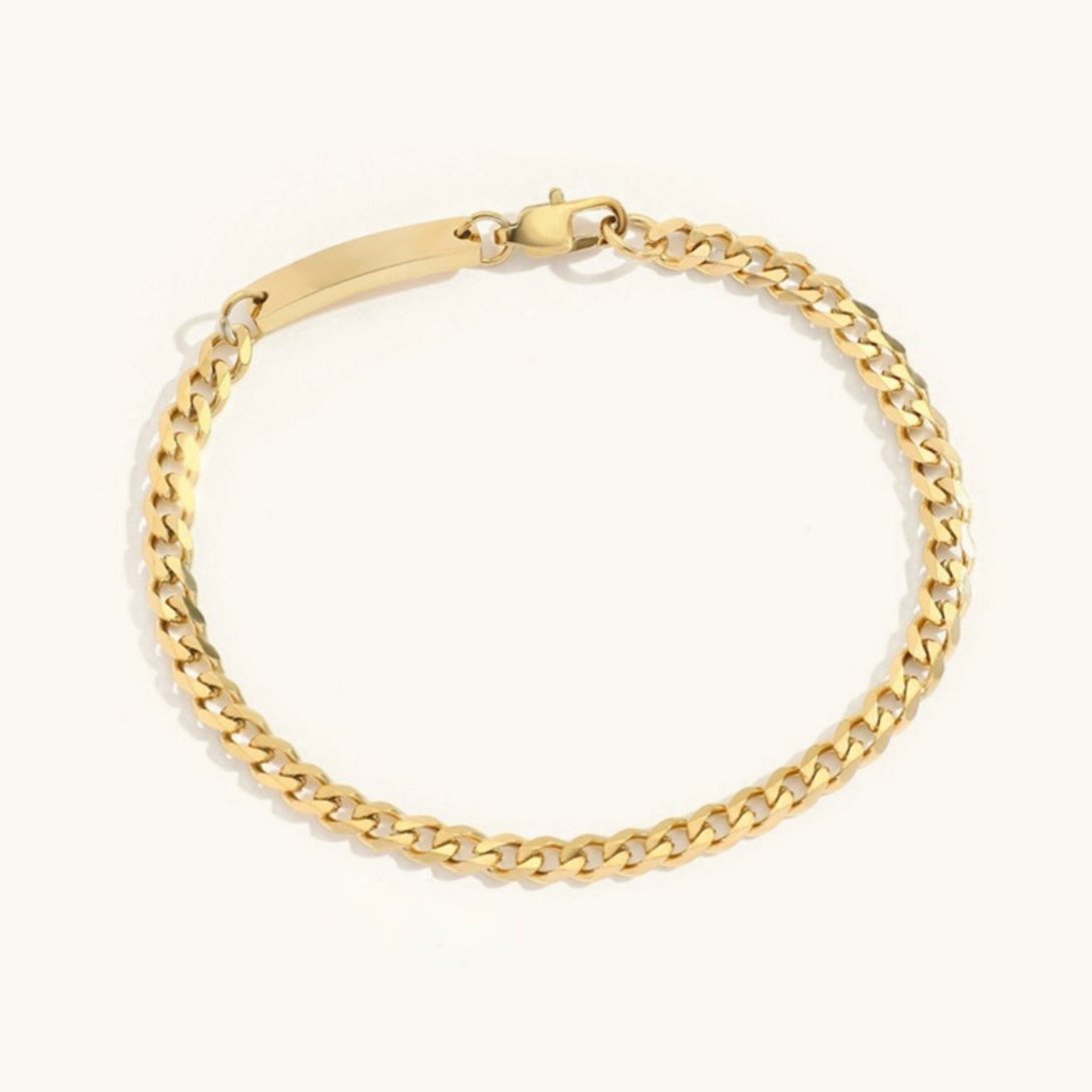 Women's Gold Bracelet 14k Gold Stainless Steel Chain 0
