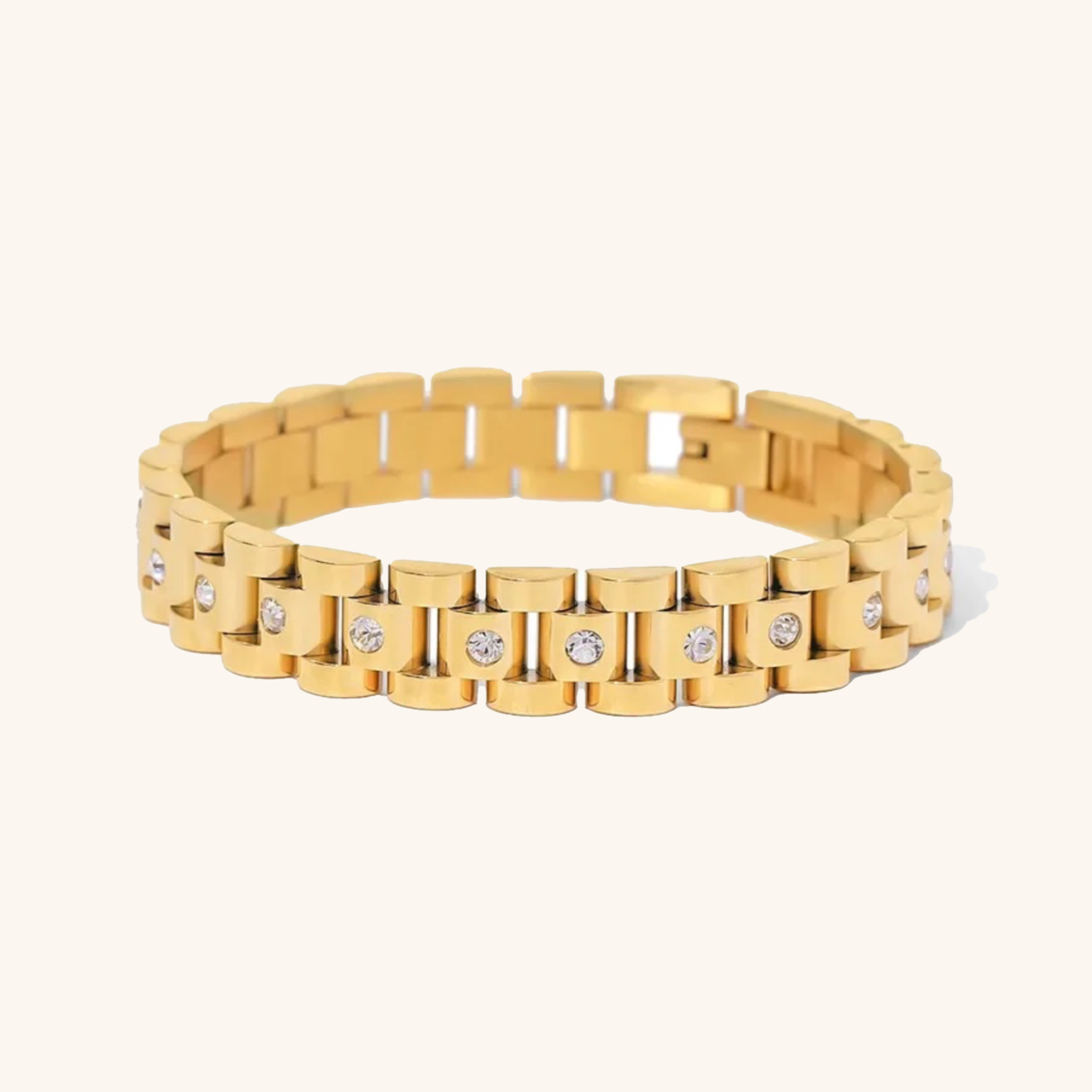 Women's Gold Bracelet 18k Gold Stainless Steel 0