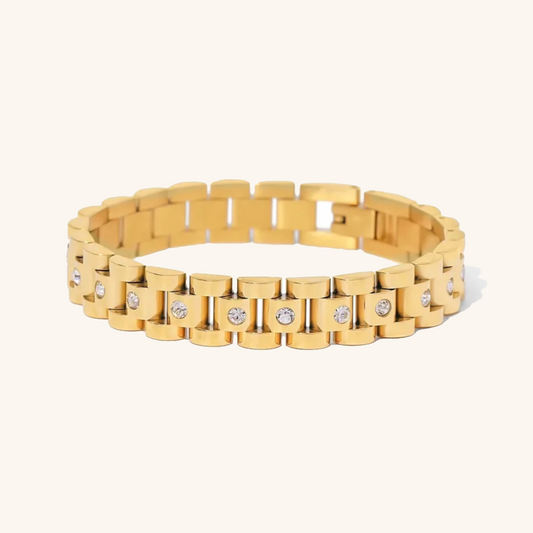 Women's Gold Bracelet 18k Gold Stainless Steel 0