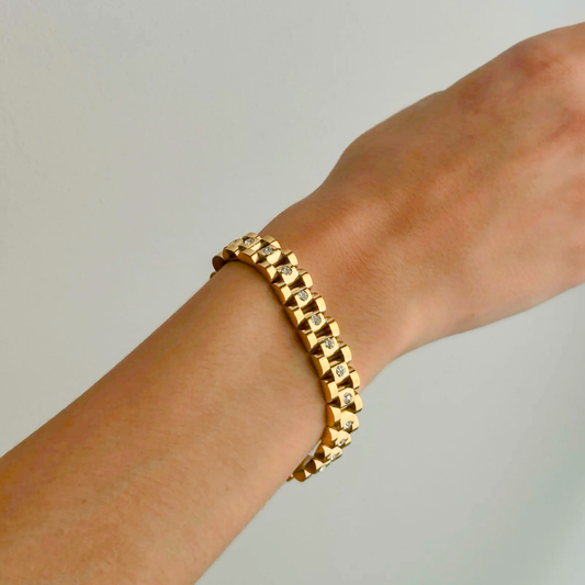 Women's Gold Bracelet 18k Gold Stainless Steel 1