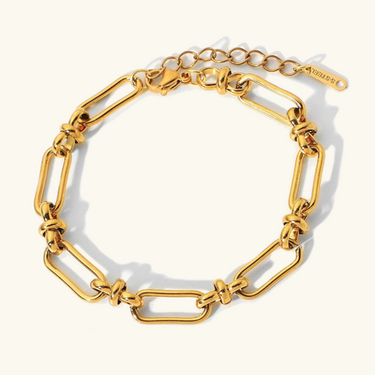 Women's Gold Bracelet 18k Waterproof Stainless Steel 0
