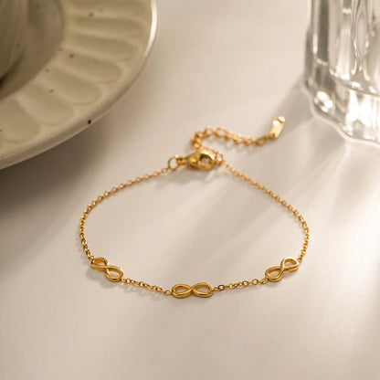 Women's Gold Bracelet 18k Waterproof Stainless Steel 2