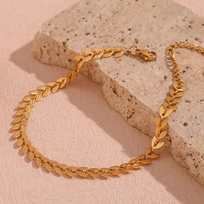 Women's Gold Bracelet 18k Waterproof Stainless Steel for Women 3