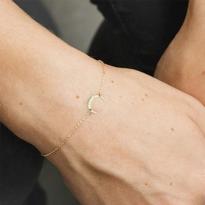 Women's Gold Bracelet Stainless Steel-Plated 14k Gold 3