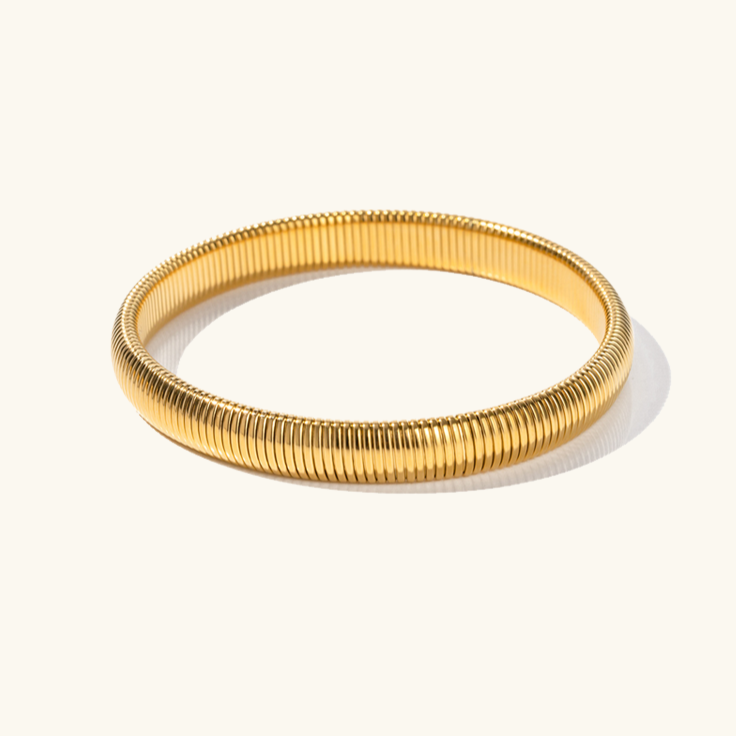 Women's Gold Bracelet Stainless Steel 18k Hypoallergenic 4