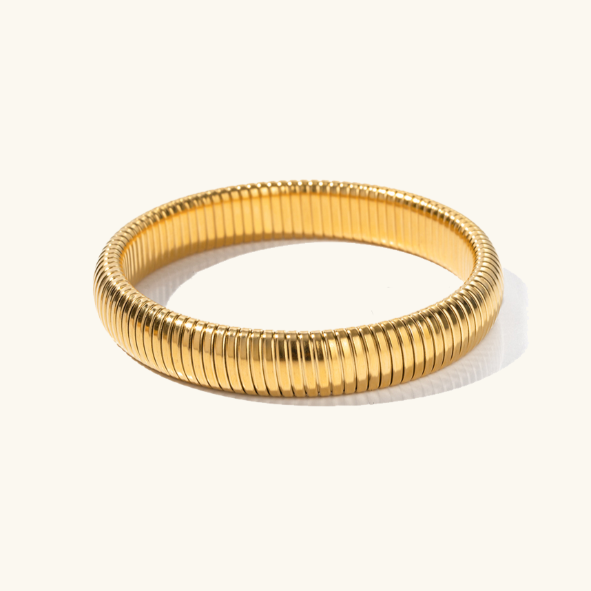 Women's Gold Bracelet Stainless Steel 18k Hypoallergenic 5