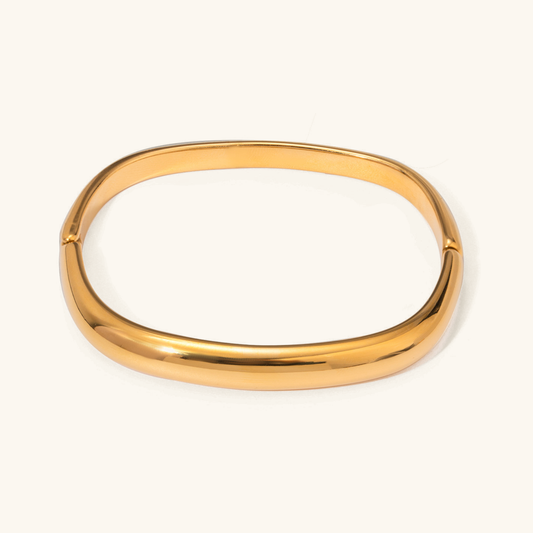 Women's Gold Bracelet Stainless Steel Hypoallergenic Modern Design 0